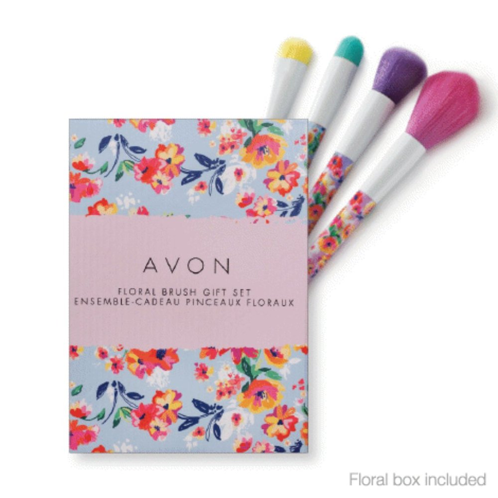 Floral Brush Gift Set